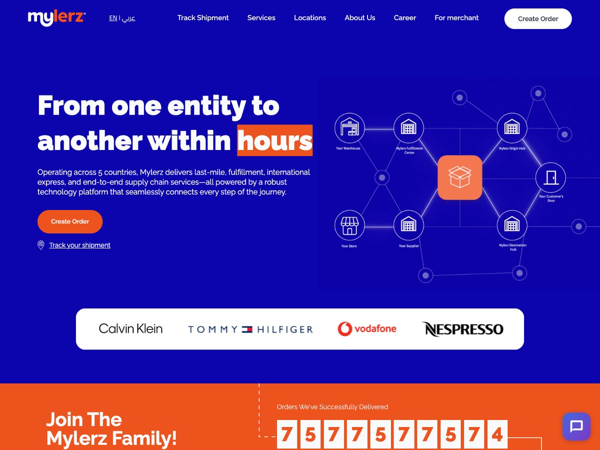Mylerz — project preview